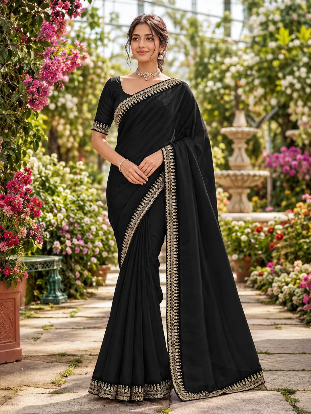 Twil Net Saree — image 1