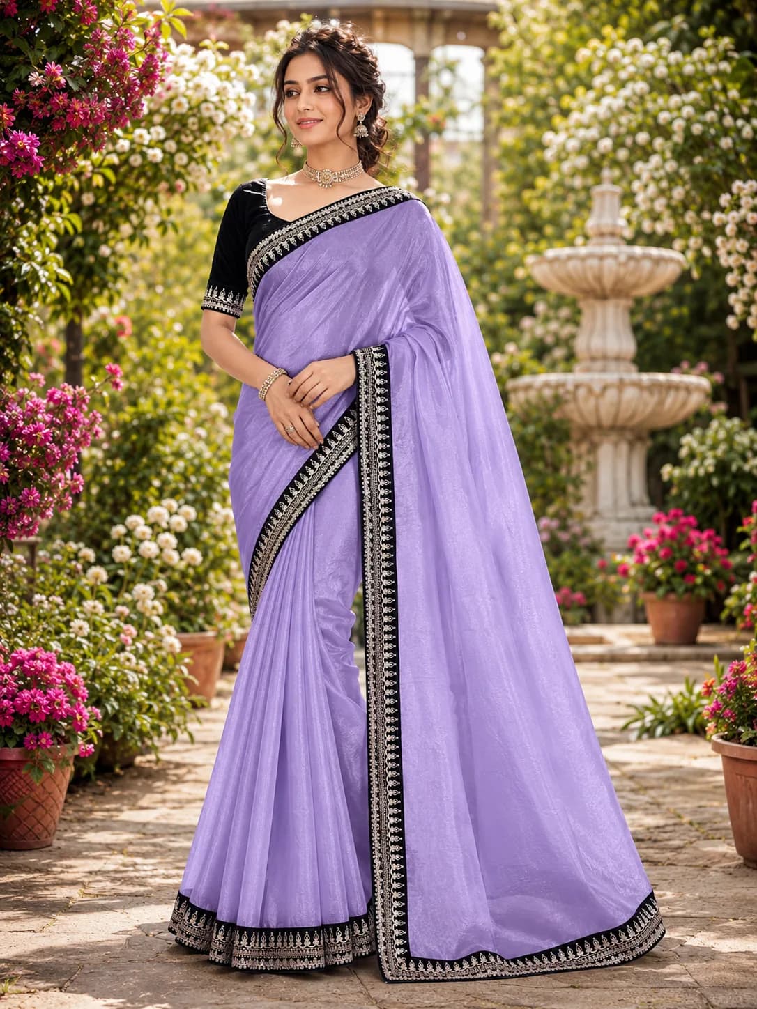 Twil Net Saree — image 1