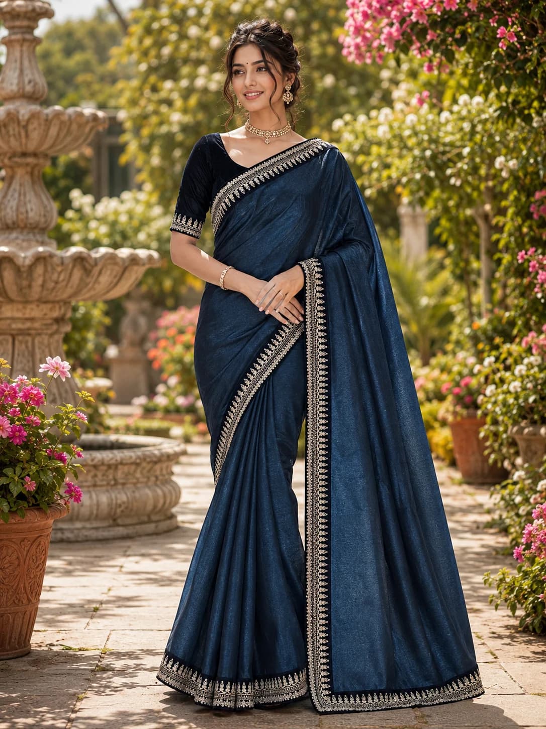 Twil Net Saree — image 1