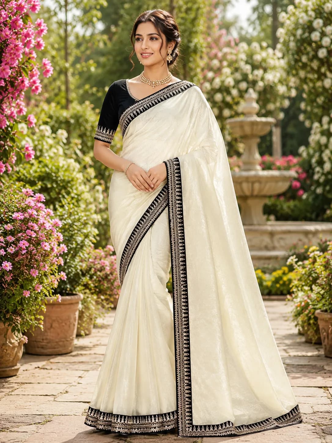 Twil Net Saree — image 1