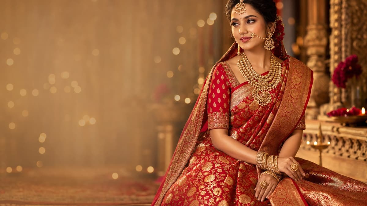 Luxury wedding saree collection
