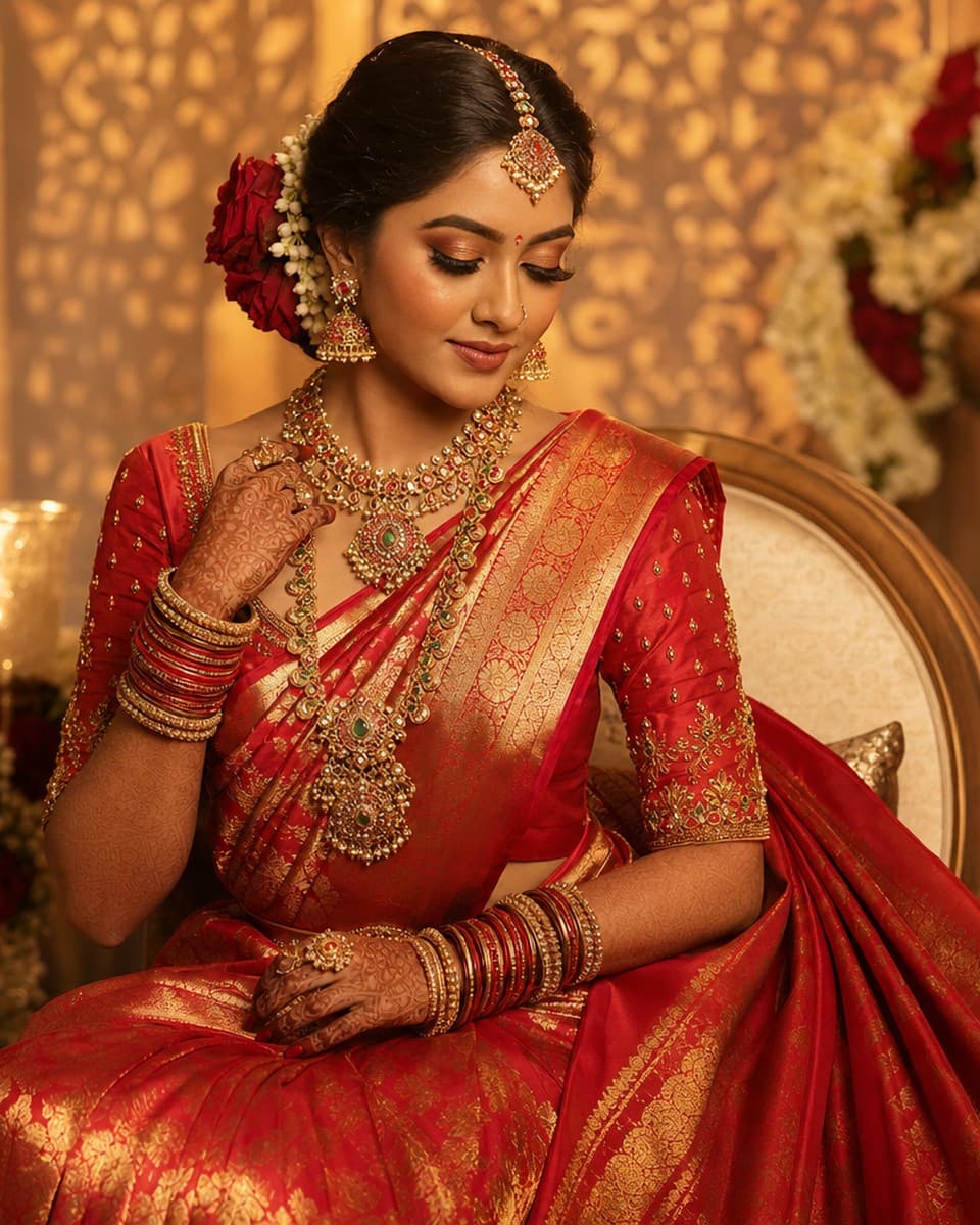 Luxury bridal saree collection by Saavi Trendcape