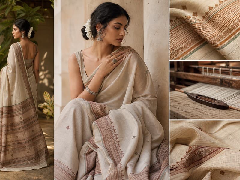 Heritage saree collection — artisan handloom traditions