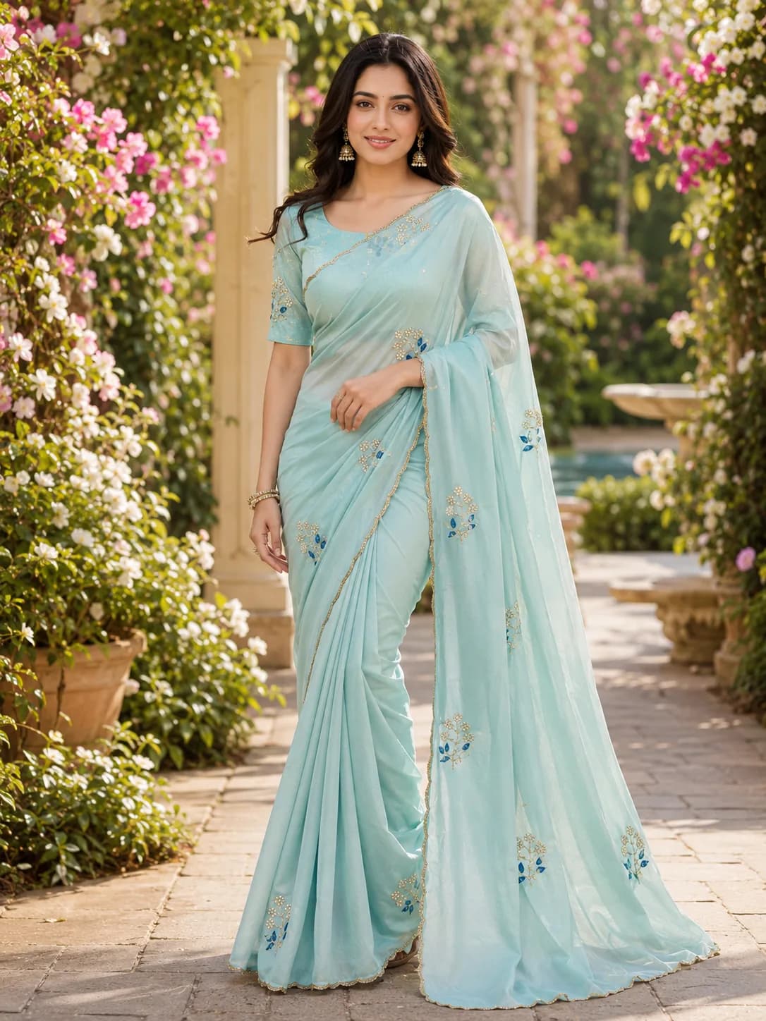 Soft Rangoli Silk Saree — image 2