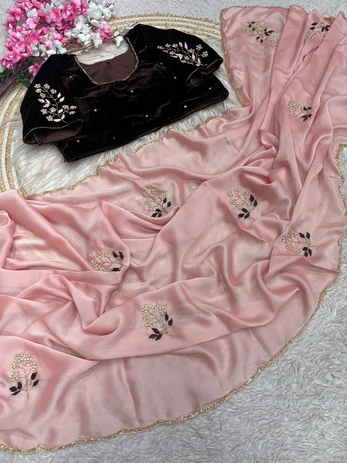 Soft Rangoli Silk Saree — image 1