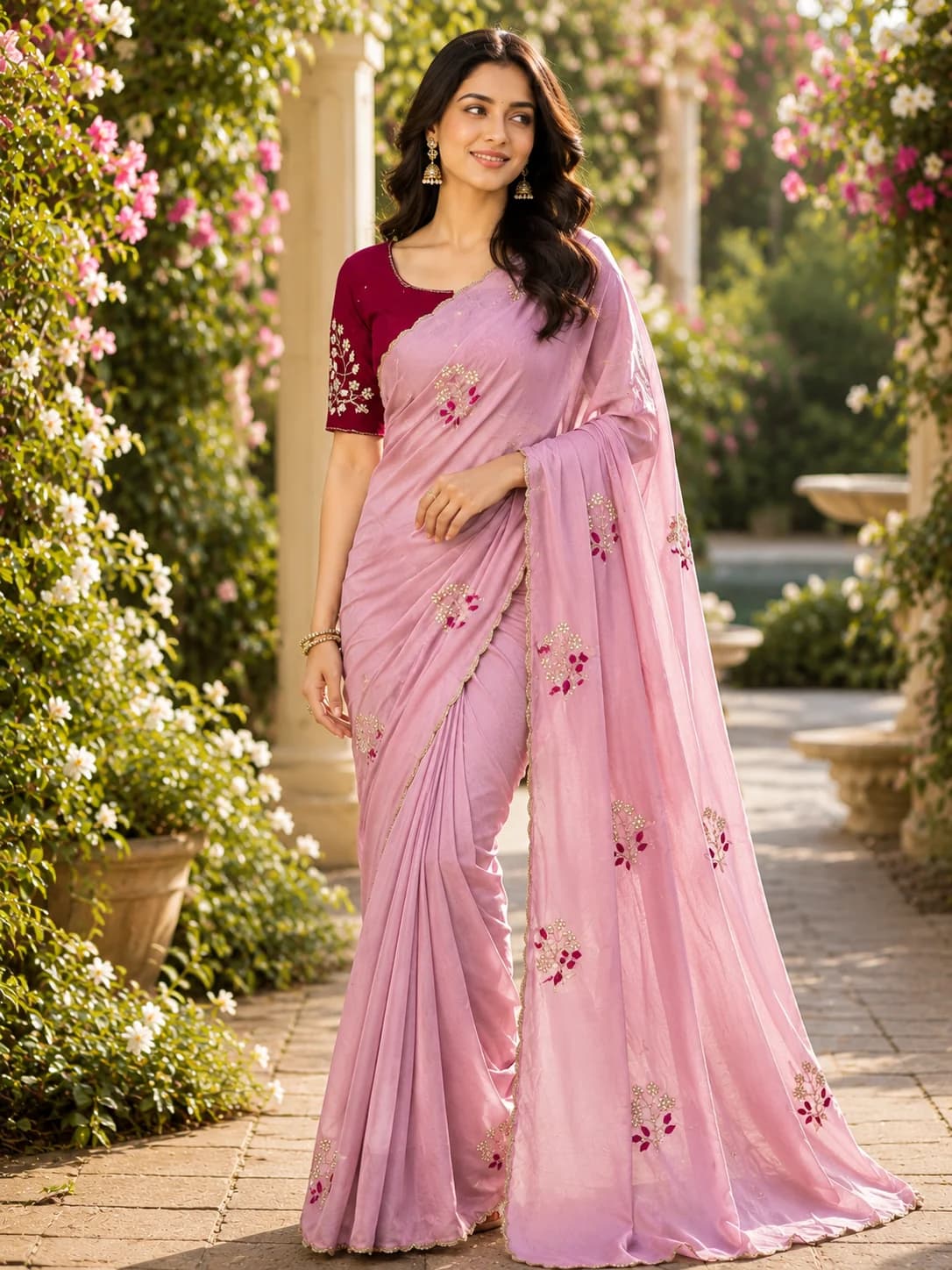 Soft Rangoli Silk Saree — image 2