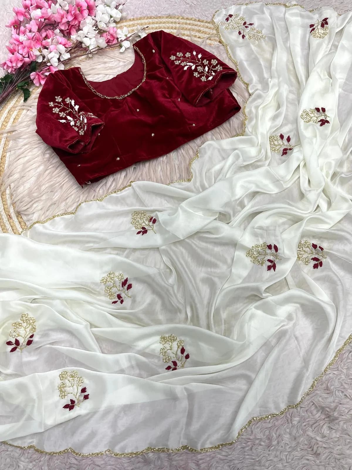 Soft Rangoli Silk Saree — image 1